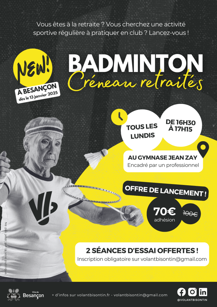 Flyer Creneau retraites VOLANT BISONTIN